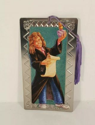 Harry Potter Hermione Metal Bookmark W/tassel 2000,  Warner Brothers