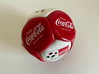 Italia ‘90 Coca - Cola Mini Soccer Ball World Cup 1990 Football - Good Cond. 2