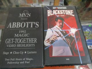 Abbott Magic Gettogether Ca 1992 Vhs Memories Plus Blackstone Jr.  On Tour
