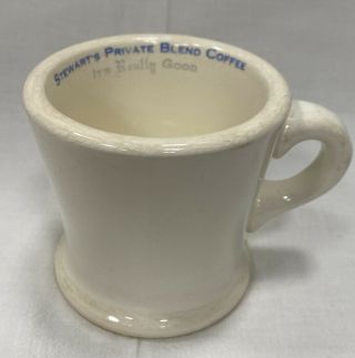 Vintage Stewart’s Private Blend Coffee Advertising Mug