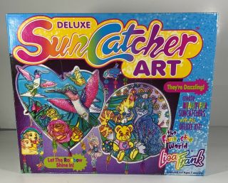 Vintage Lisa Frank Deluxe Sun Catcher Art Kit Set