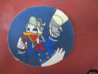 Wwii Rcaf Disney Donald Duck 21 St Staging Squadron Rcaf Jacket Patch