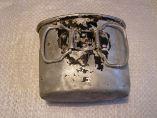 Rare Ww Ii Ww2 German Wehrmacht Soldiers Aluminum Mug.  Battlefield Relic