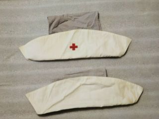 Rare Vintage Ww2 Era American Red Cross Nurse 