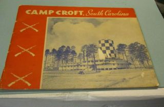 1942 Wwii Us Army Base Camp Croft South Carolina Military Photo Book Bandorick