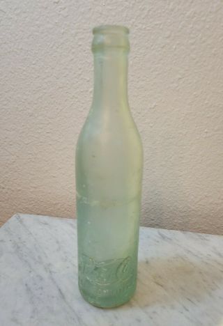 Antique Straight Side Pepsi Cola Bottle Clear Glass Jacksonville Florida C.  1905