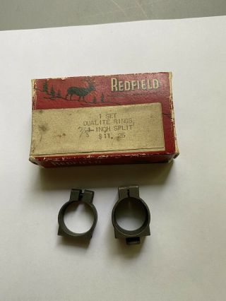 Vintage Redfield 1 Inch Split Dualite Rings