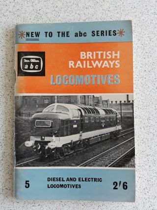 Ian Allan Abc - British Rail Locomotives 1961 Marked - Diesel & Electric Locos