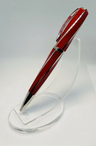 Visconti Red Divina Limited Edition Sterling Silver Ballpoint Pen 83/100