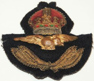 Ww2 Raf Rcaf Royal Canadian Air Force Officers Hat Badge