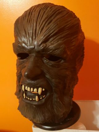 Vintage 1976 Don Post Studios 800 Line Halloween Mask Wolfman Werewolf Thick