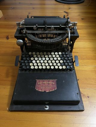 RARE Caligraph Special No.  3 Typewriter Antique 2