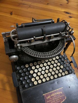 RARE Caligraph Special No.  3 Typewriter Antique 3