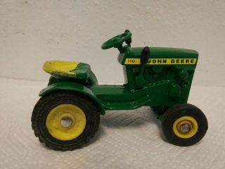 Rare Vintage 1/16 Scale John Deere 110 Garden Tractor Repaired And Repainted