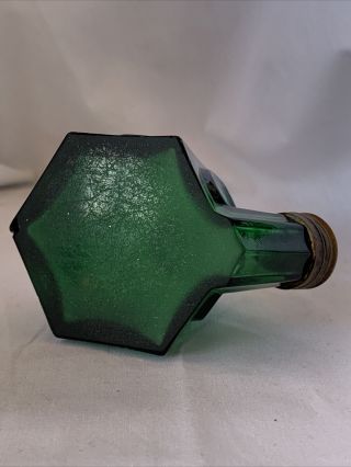 Rare Antique Green Teakettle Inkwell 1820’s - 1880’s 4