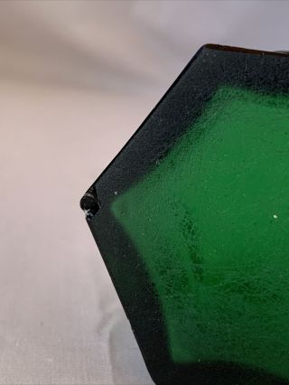 Rare Antique Green Teakettle Inkwell 1820’s - 1880’s 5