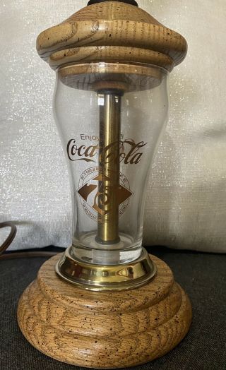 Vintage Coca - Cola Table Lamp 75th Anniversary (Handmade One Of A Kind) 2