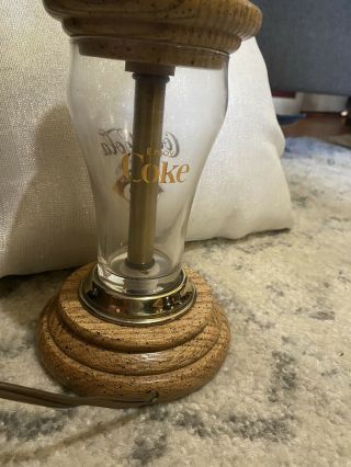 Vintage Coca - Cola Table Lamp 75th Anniversary (Handmade One Of A Kind) 3