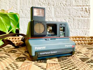 Vintage Polaroid Impulse Af Instant Camera 600 Autofocus - Great,