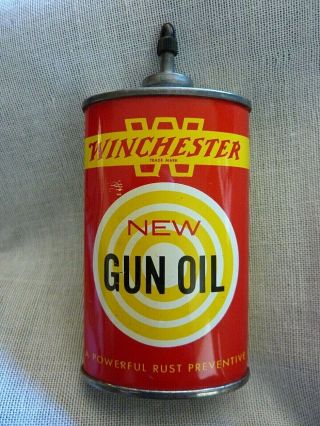 Scarce Antique (1950’s) Winchester “new " Gun Oil Can W/lead Screw Top Nr