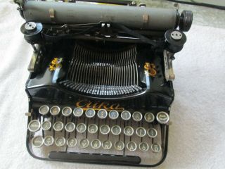 Seidel & Naumann " Erika " Folding Typewriter - Model A2 - 1903 ? - Orig Case - Exc