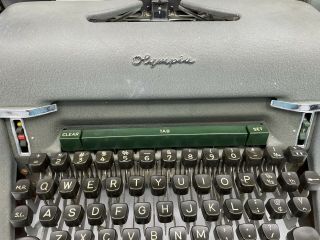 1959 Olympia SG1 7.  6 Deluxe Typewriter SG - 1 Germany,  Solid 5