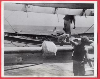 1943 Crew Of Swedish Vessels Abandons Ship Before U - Boat Sinks It News Photo