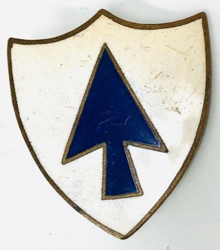 Wwii Theater Made Us Army 26th Infantry Regiment Di Dui Blue Spaders Pin M21