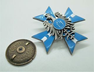 polish badge - 6th Uhlan Regiment (Stanislawow),  WW2,  WWII 3