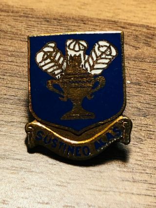 Ww2,  Us Army Air Force,  Combat Infantry School Pin,  Sustineo Alas