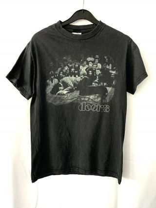 2000 Vtg Jim Morrison The Doors T Shirt Black Front Back Print People Strange