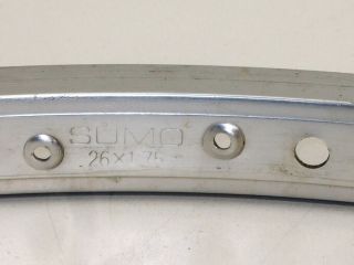 1980s Sumo 26x1.  75 Vintage BMX Cruiser Rim: Old - School Araya 7x style 2