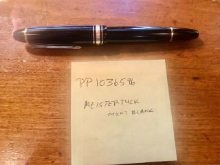 Montblanc Meisterstuck No.  149 18K Gold Nib Fountain Pen.  PP1036596 4