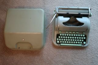 Hermes 3000 Typewriter Seafoam Green Made In Switzerland