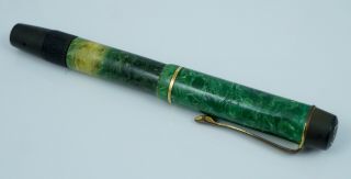Montblanc 333 1/2 Fountain Pen 22 Twist Pencil Jade Green Set Palladium Nib MB 5