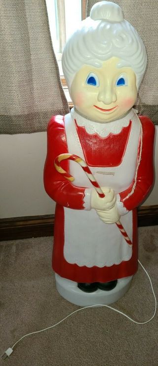 Mrs Santa Claus 1992 Union Products Blow Mold