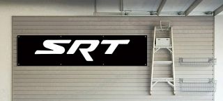 Srt Flag Hellcat Car Dodge 2x8ft Banner Automotive Racing Hot Rod Garage