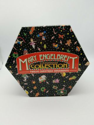 Mary Engelbreit Boxed Set Of 12 Christmas Ornaments Kurt S Adler