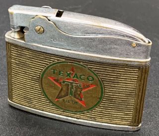 Rare Vintage Texaco Star Cigarette Lighter By Hanson