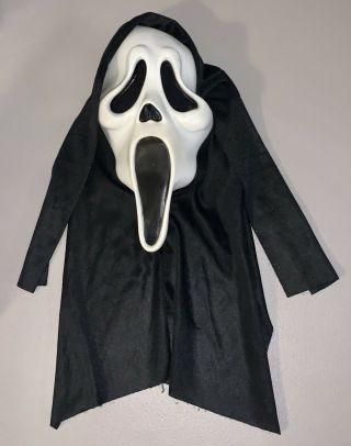Vintage Scream Movie Ghost Face Mask Easter Unlimited Fun World Halloween S9206
