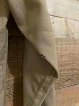 WW2 U.  S.  Army Tropical Weight (Khaki) Long Sleeve Uniform Shirt 2