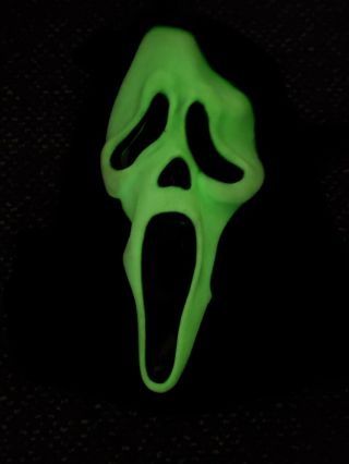 Vintage SCREAM GhostFace Mask Fun World Div Gen 1 Rare Glow Fantastic Faces 90s 2
