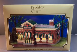 Dept 56 Applebee’s Bar And Grill Snow Village 25th Anniversary Limited Edition