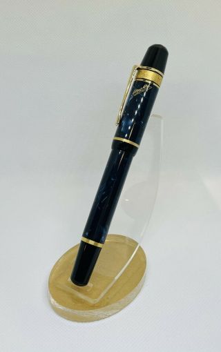 Authentic Montblanc Limited Edition Edgar Allan Poe Fountain Pen - 18k F Nib