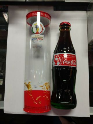 Encase Coca Cola Bottle 2002 Korea Japan Fifa World Cup