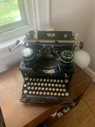 Vintage 1930s Royal No 10 Typewriter Double Window Ribbon