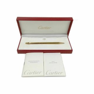 Cartier Ballpoint Pen Gold Shiping From Japan