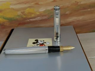 Colibri Mickey Mouse Limited Edition Sterling Silver 925 Fountain Pen