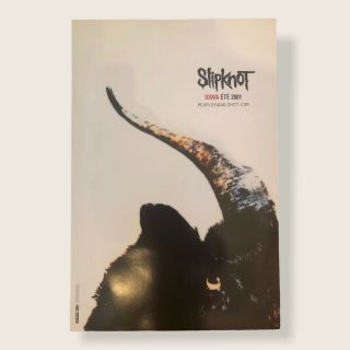 Rare Vintage Slipknot Iowa Release French Promo Poster Nos