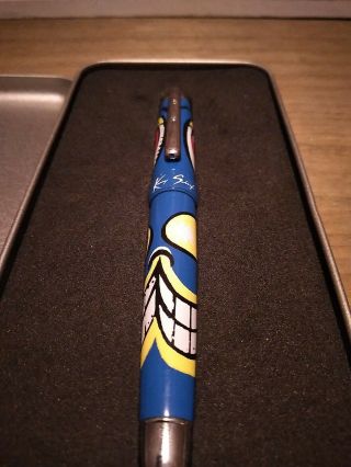 Archived Acme Studio Kenny Scharf “one Eye Guy " Limited Edition Roller Ball Pen